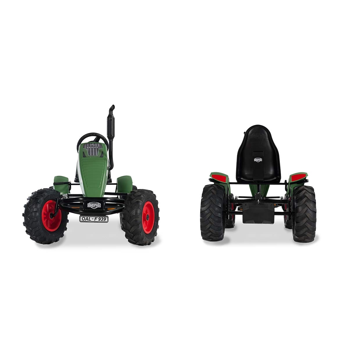 Kart à pédales électrique fendt e-bfr vert