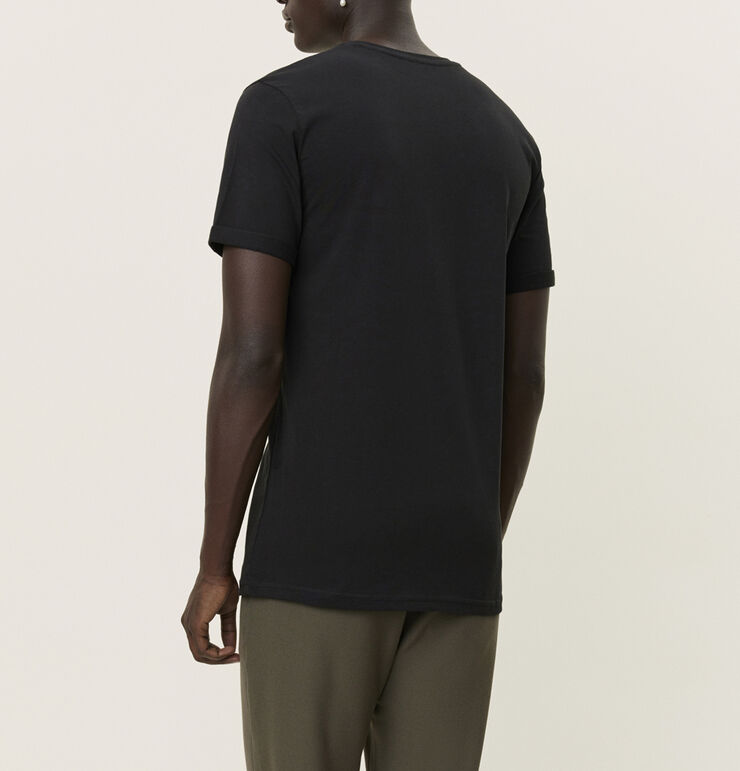 Les Deux Nørregaard T-Shirt Tonal Sort