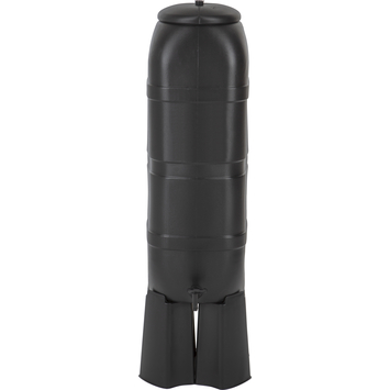 Practo Garden regenton Classic incl. voet zwart kunststof 100 L