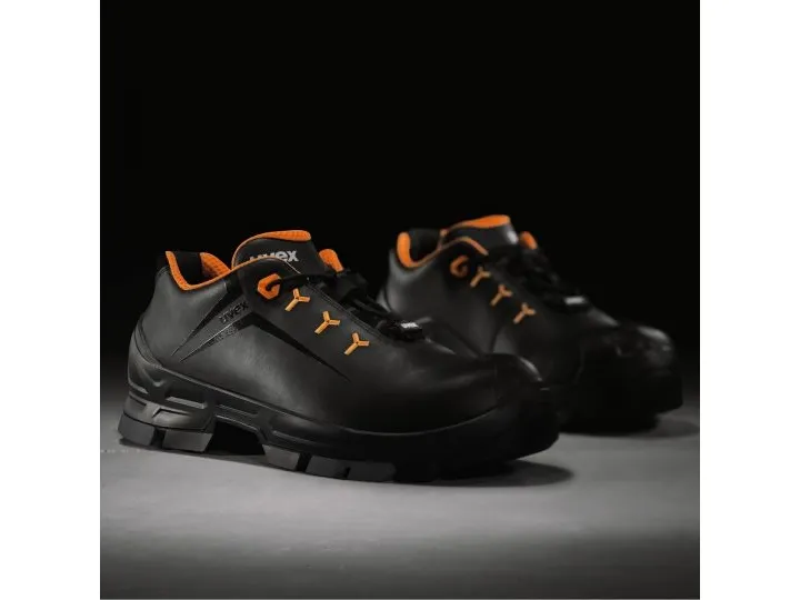 Uvex 85362, Unisex, Voksen, Sikkerhedssandaler, Sort, Rød, ESD, P, S1, SRC, Hook-and-loop-lukning