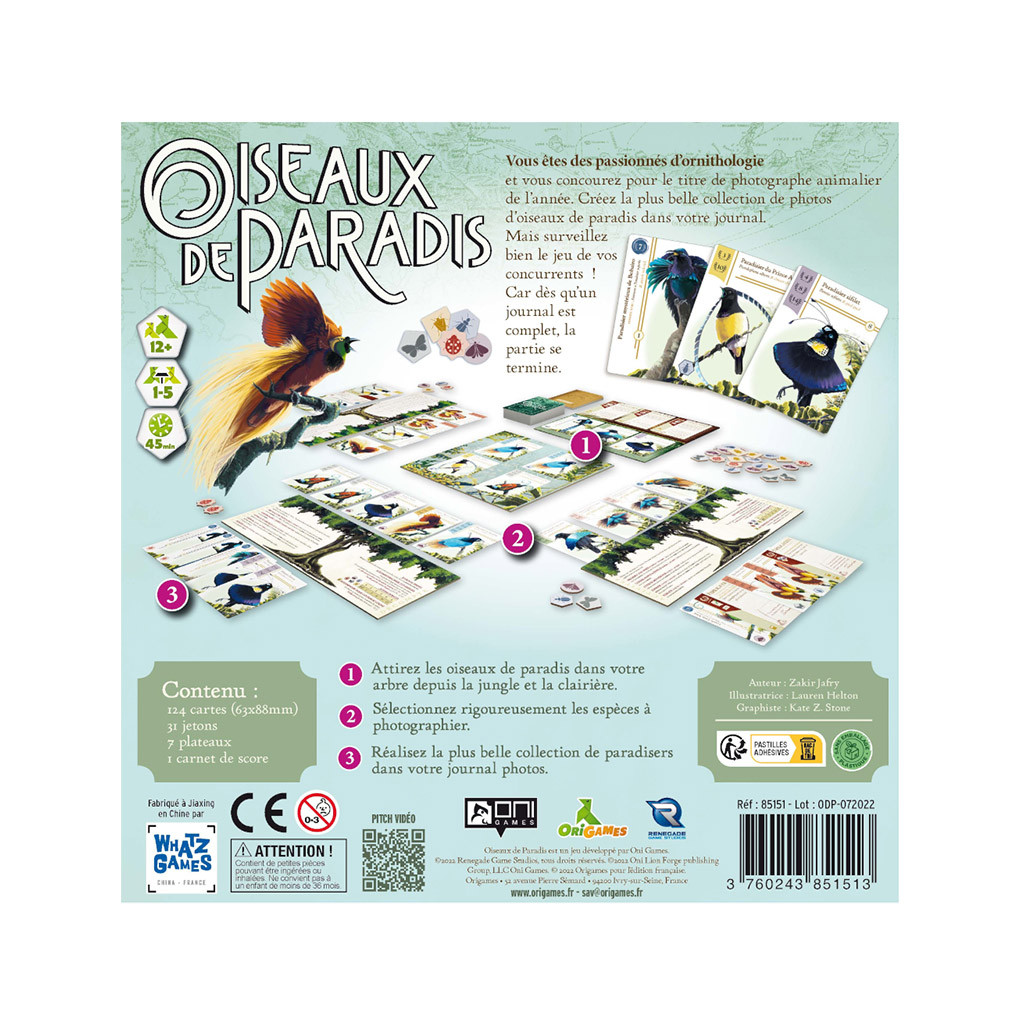 Oiseaux de Paradis