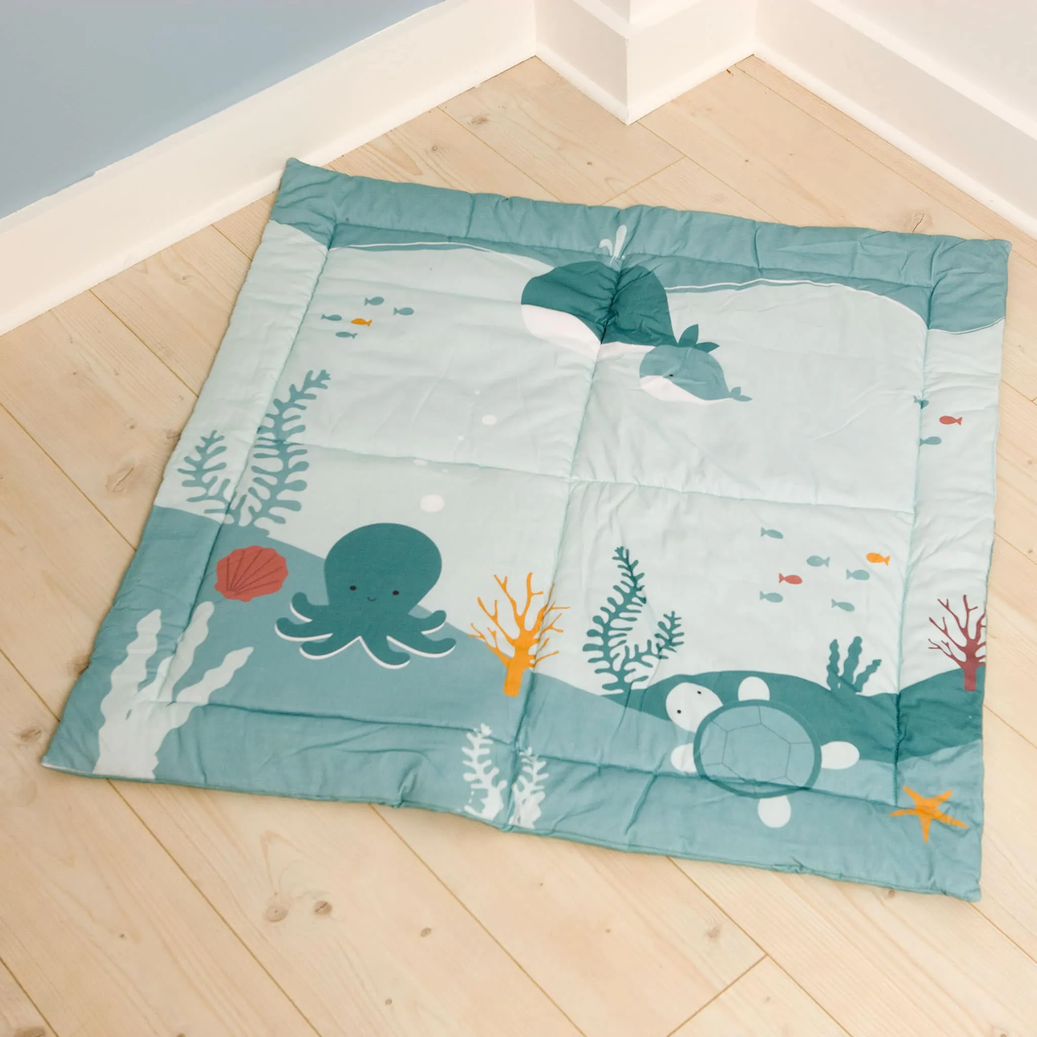 LittleBigFriends Tapis de Jeu Réversible - Océan