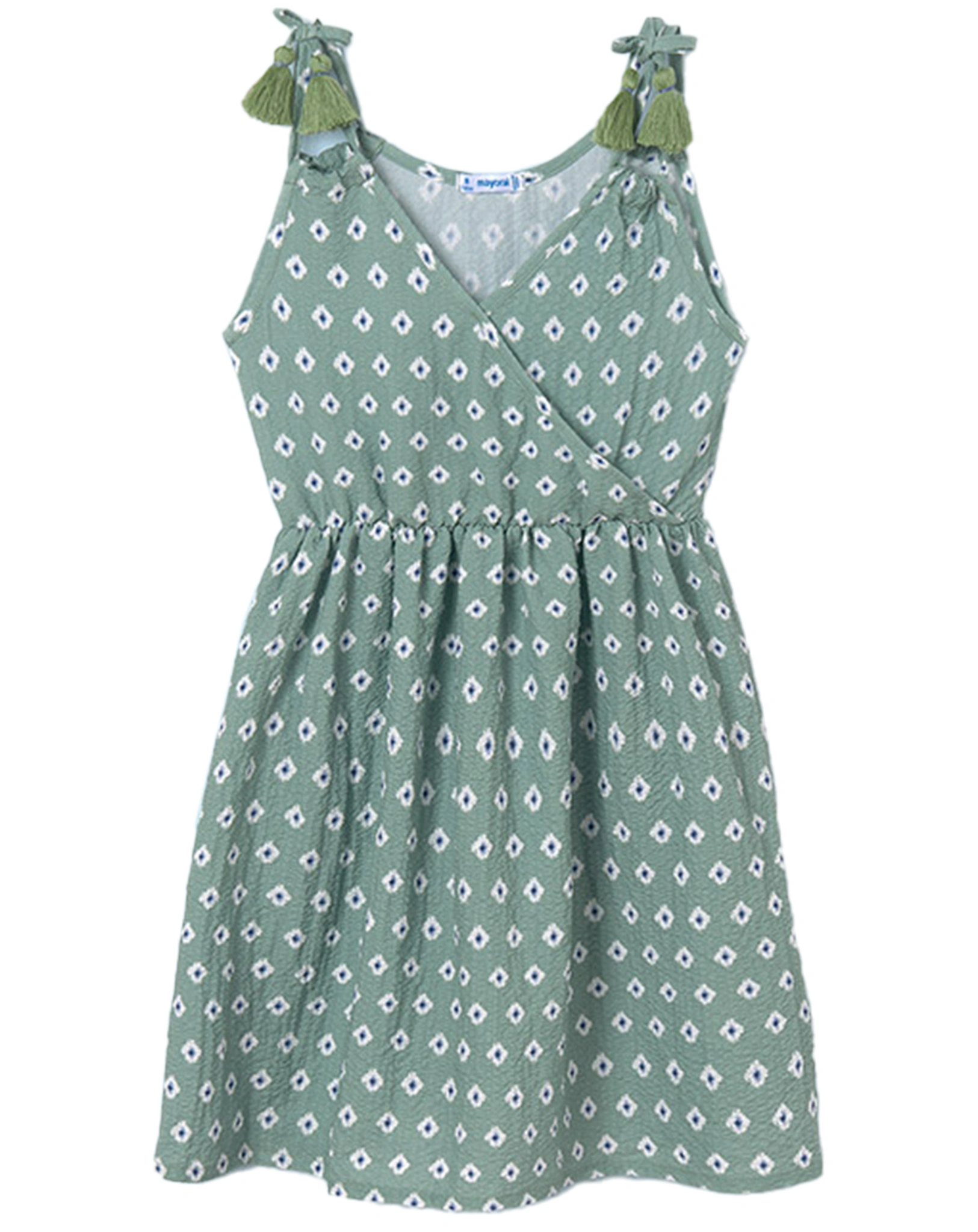 Kleid HOLLY GREEN PATTERN ärmellos in minze