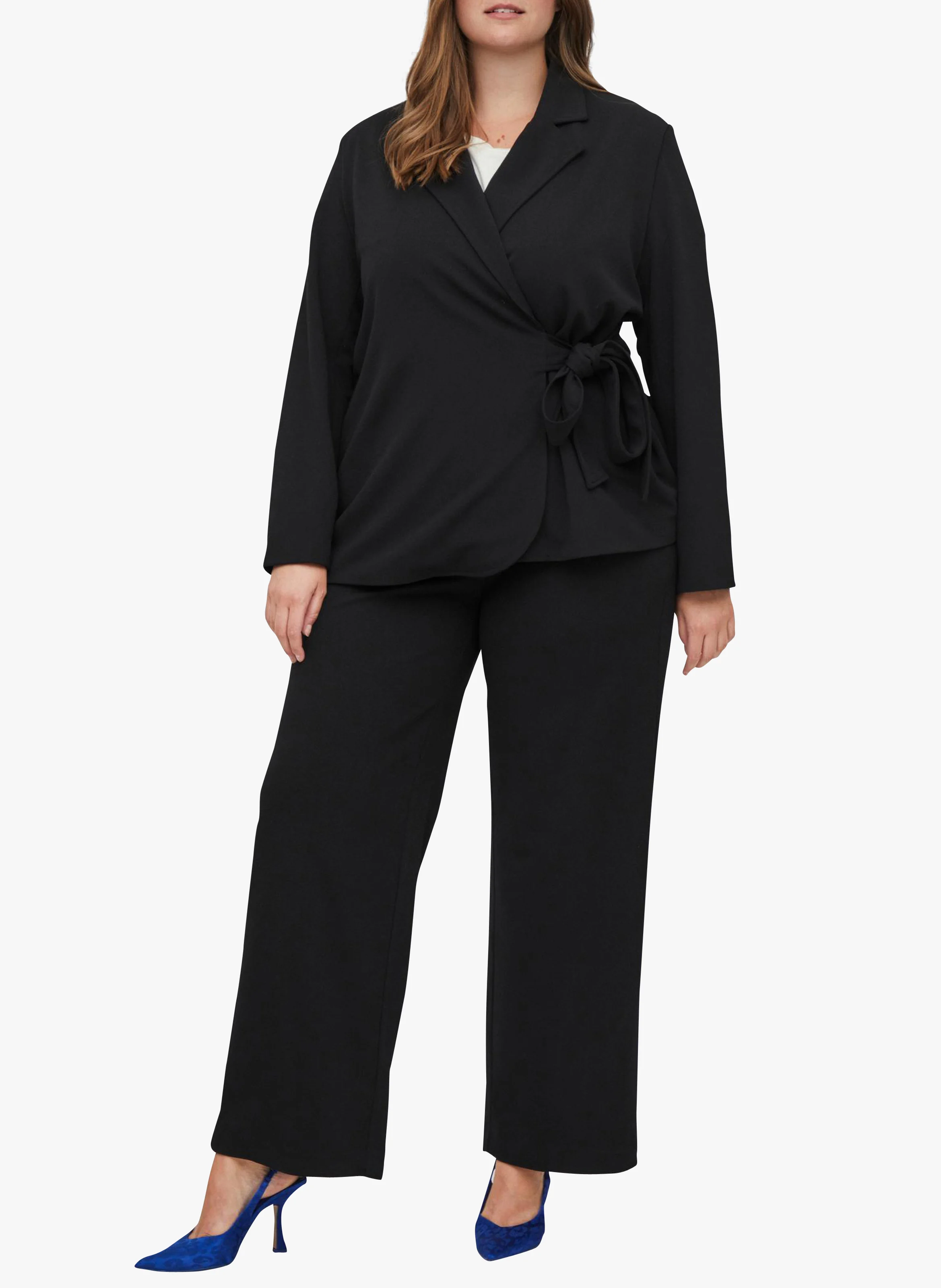 Veste de blazer fluide | Noir