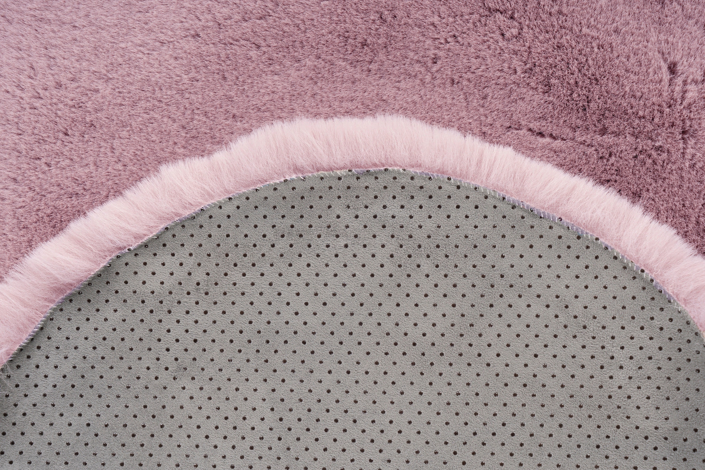 Padiro Fellteppich »Rabbit Light Sheepskin 825« fellförmig 23 mm Höhe weiches Fellteppich-Imitat, Schlafzimmer, Kinderzimmer