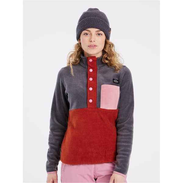 Sweat polaire PROTEST PRTSESTO 1/4 ZIP TOP ULURU RUST