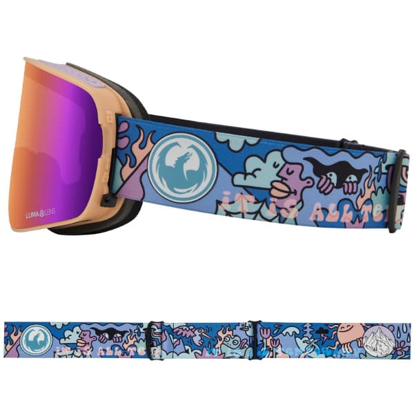 Masque de ski DRAGON NFX2 FASANI24/LLPURPLEION+LLVIOLET