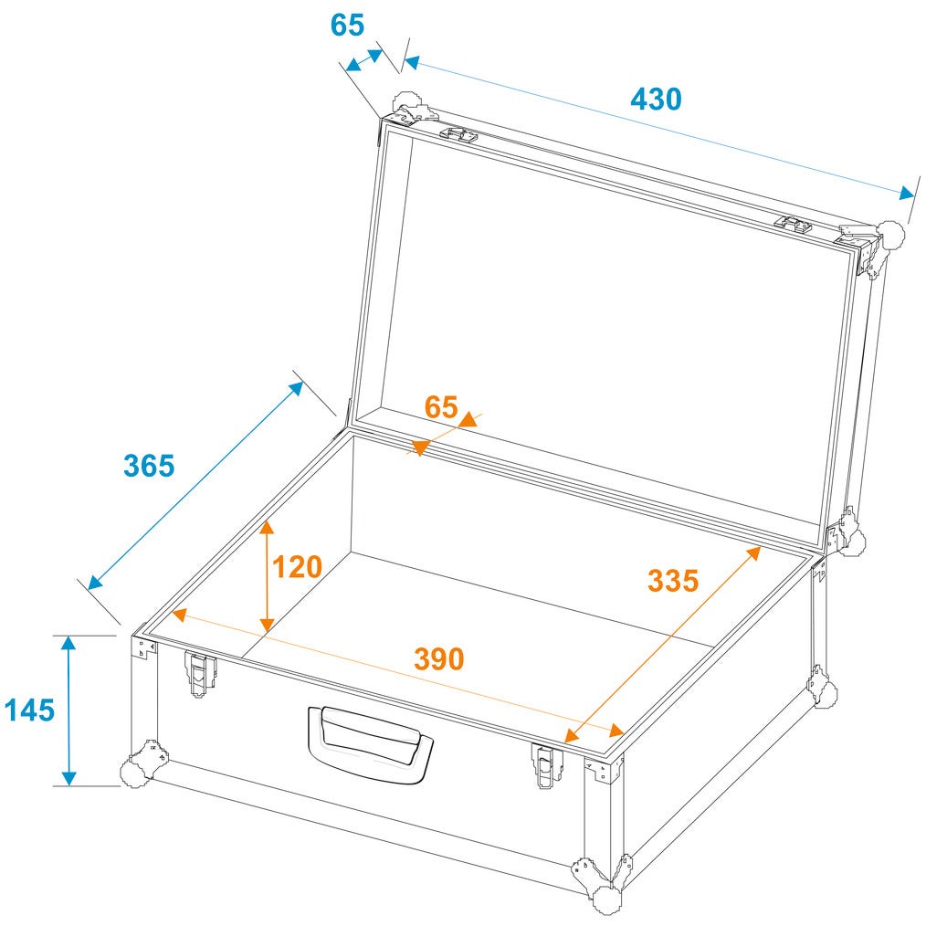Roadinger Universal Case Pick (375 x 325 x 85 mm)