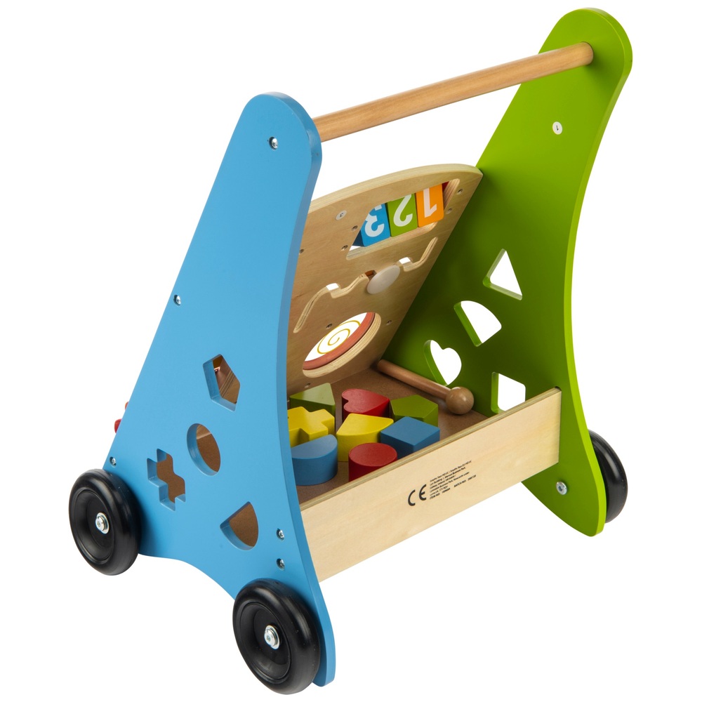 Lauflernhilfe aus Holz mit Eichhörnchen-Spielmotiv