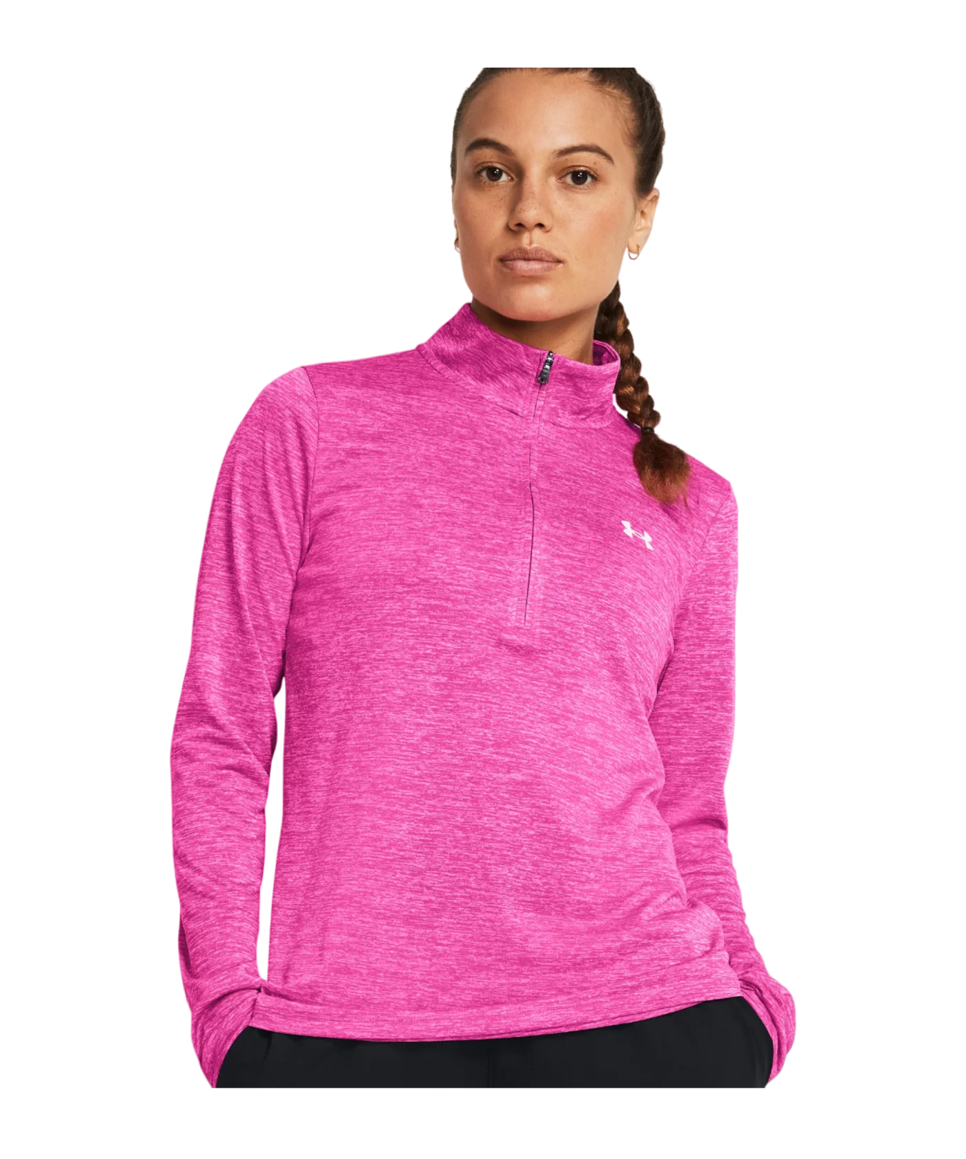 Under Armour Tech HalfZip Sweatshirt Damen Pink