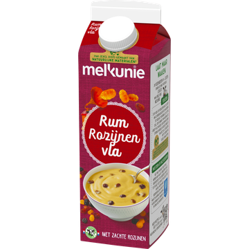 Melkunie Rum Rozijnen Vla met Zachte Rozijnen 1 L