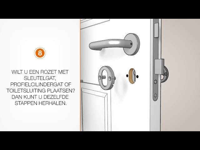 Intersteel 23.171.302 Deurklink Hera op vierkant rozet - Mat zwart