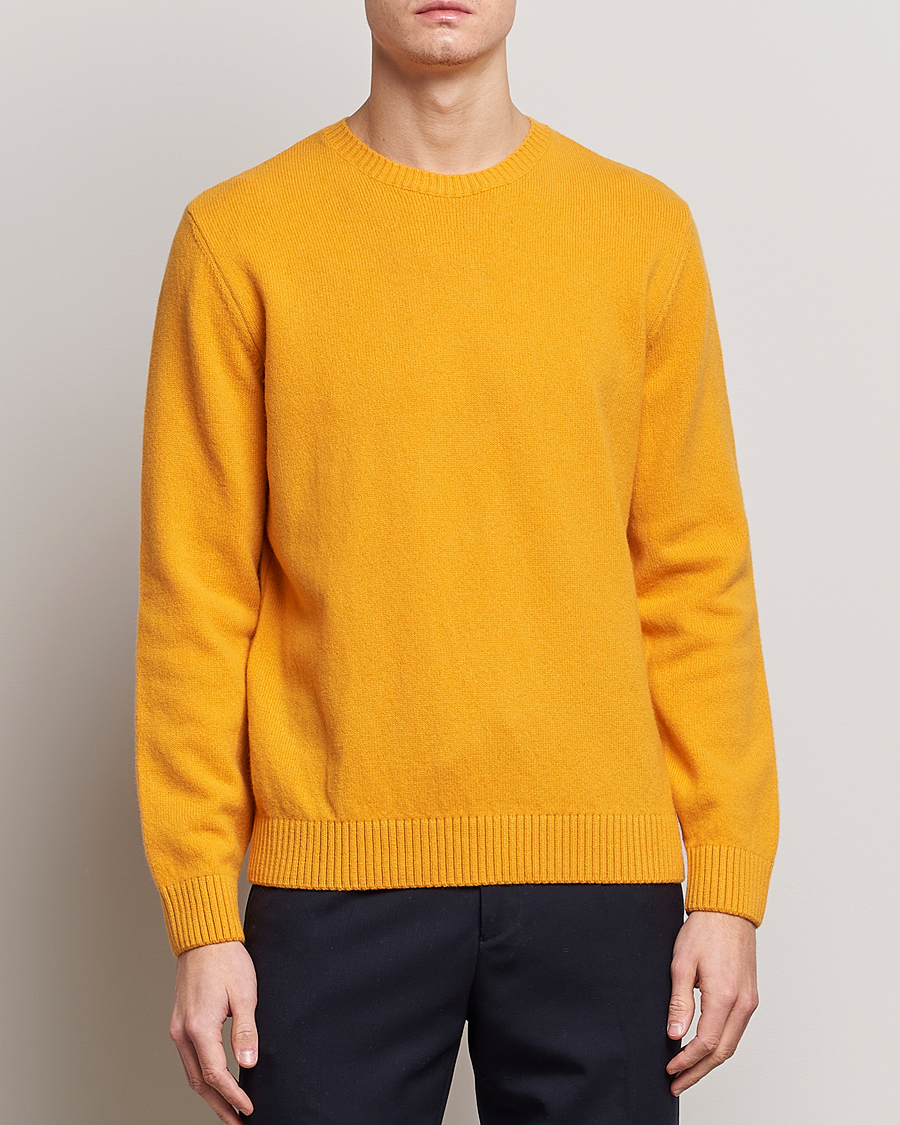 Colorful Standard Classic Merino Wool Crew Neck Burned Yellow