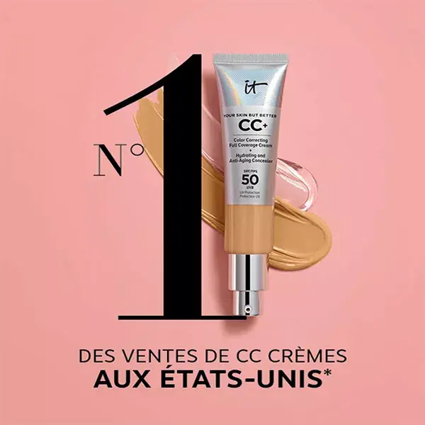 IT Cosmetics Your Skin But Better CC+ Base Corretiva em Creme FPS50+ Médio 12ml