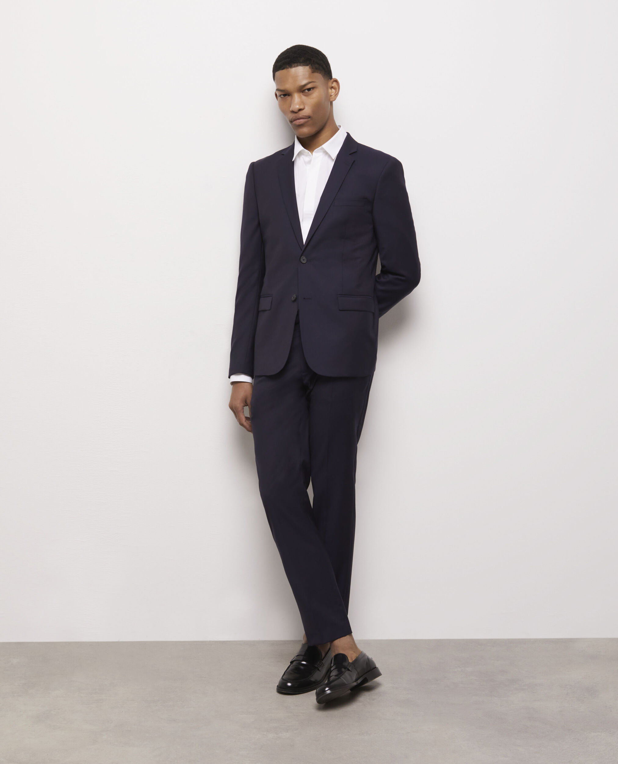 Pantalon de costume bleu marine
