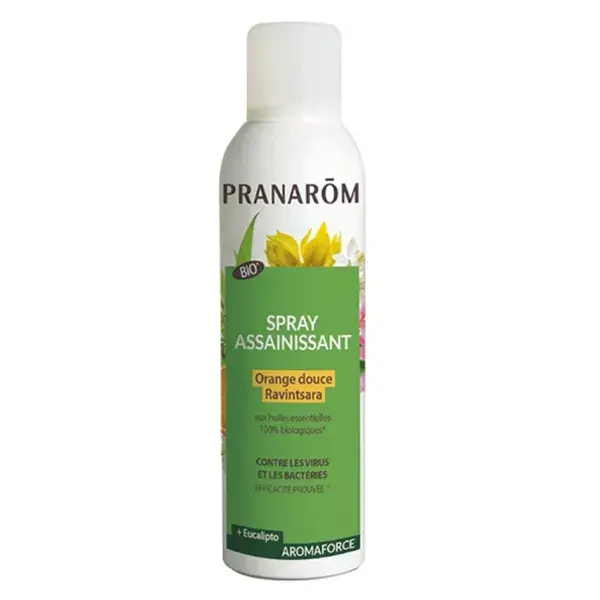Spray Purificante Pranarom Aromaforce com Laranja Doce Orgânica e Ravintsara 400ml