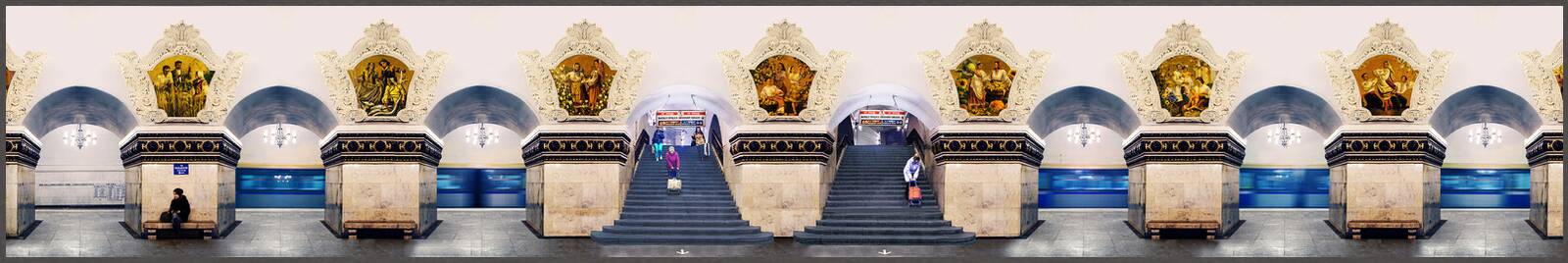 Moscow, Kievskaya, Line 3 by Larry Yust - Limited Edition. Edition of: 150. Signed.