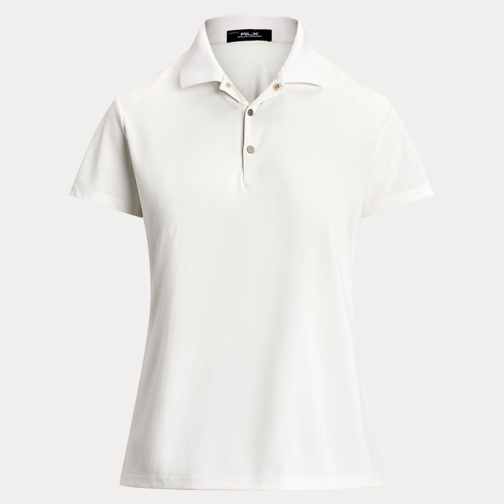 Tailored Fit Pique Dame Hvit