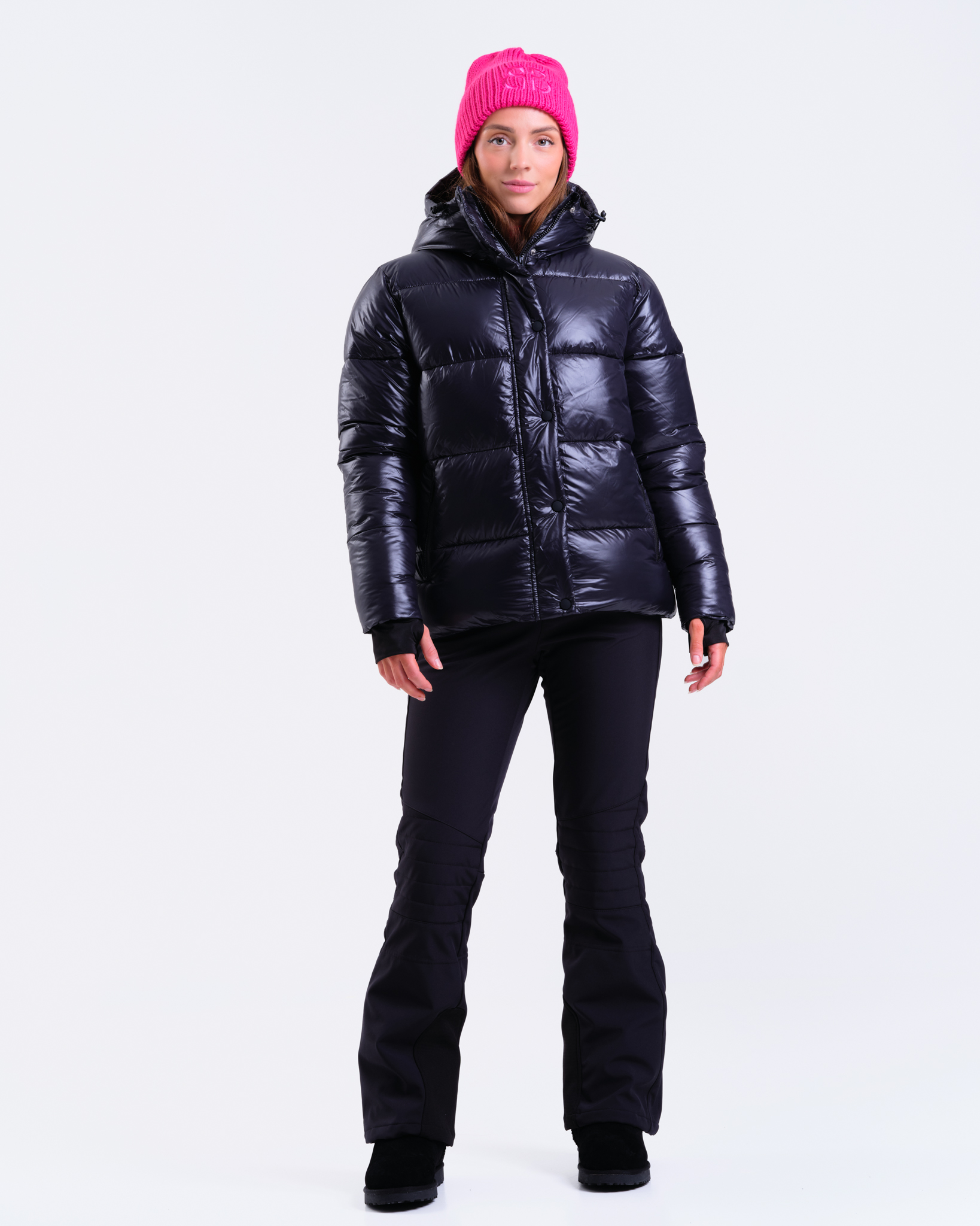 Bumpro Glow Oversized Puffer Jacket Black\Navy