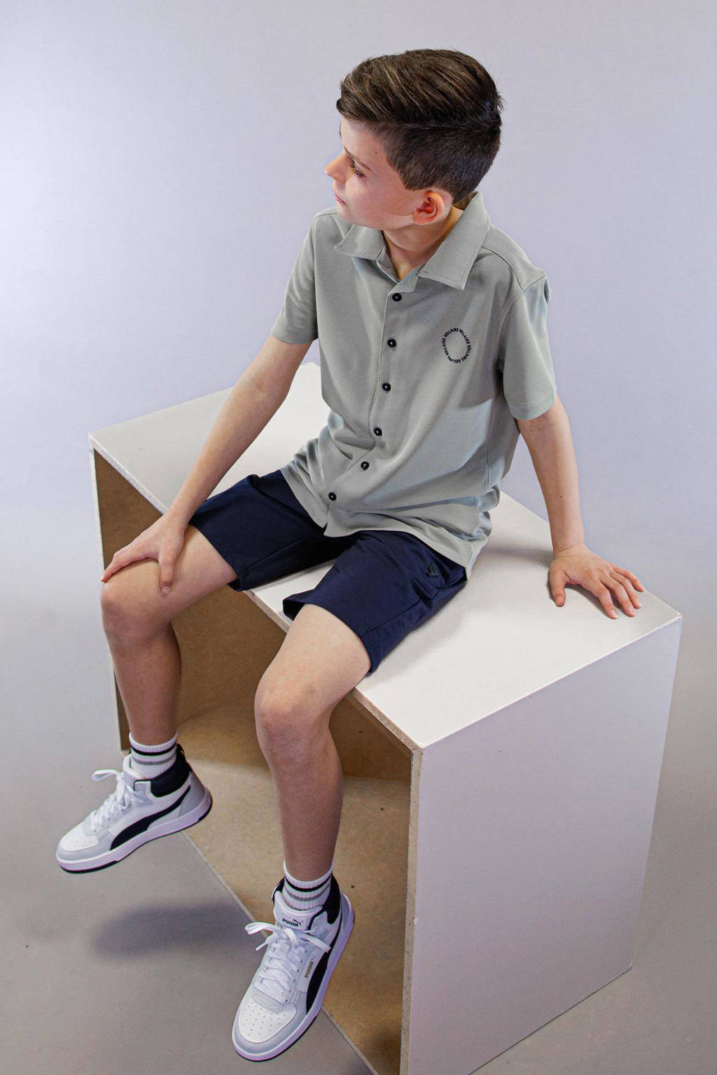 Bellaire slim fit sweatshort navy