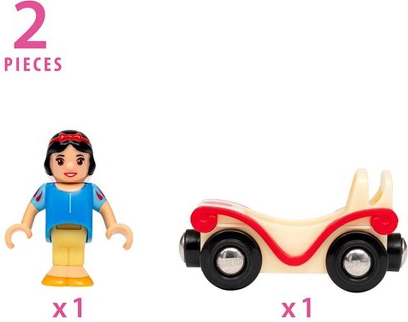 Brio - Sneeuwwitje & Bolderkar - Houten Treinset - Disney Prinses