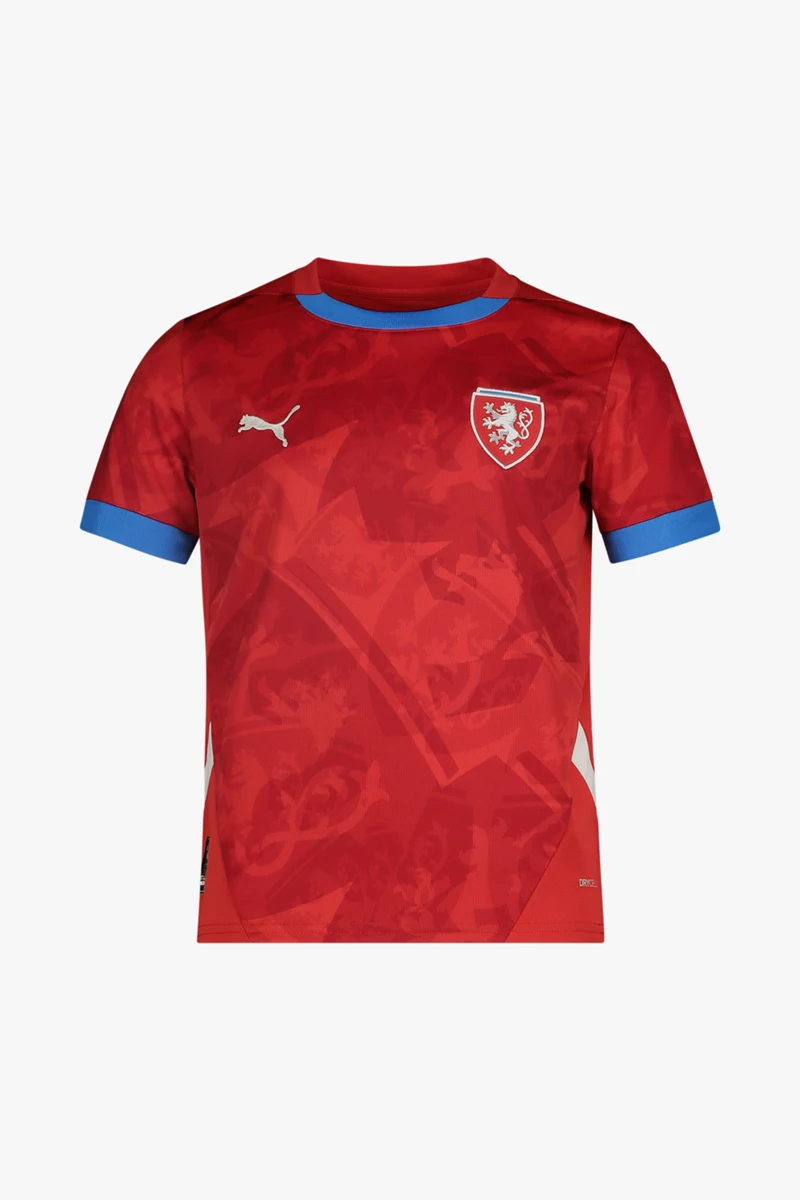 Puma Tschechien Home Replica Kinder Fussballtrikot EM 2024