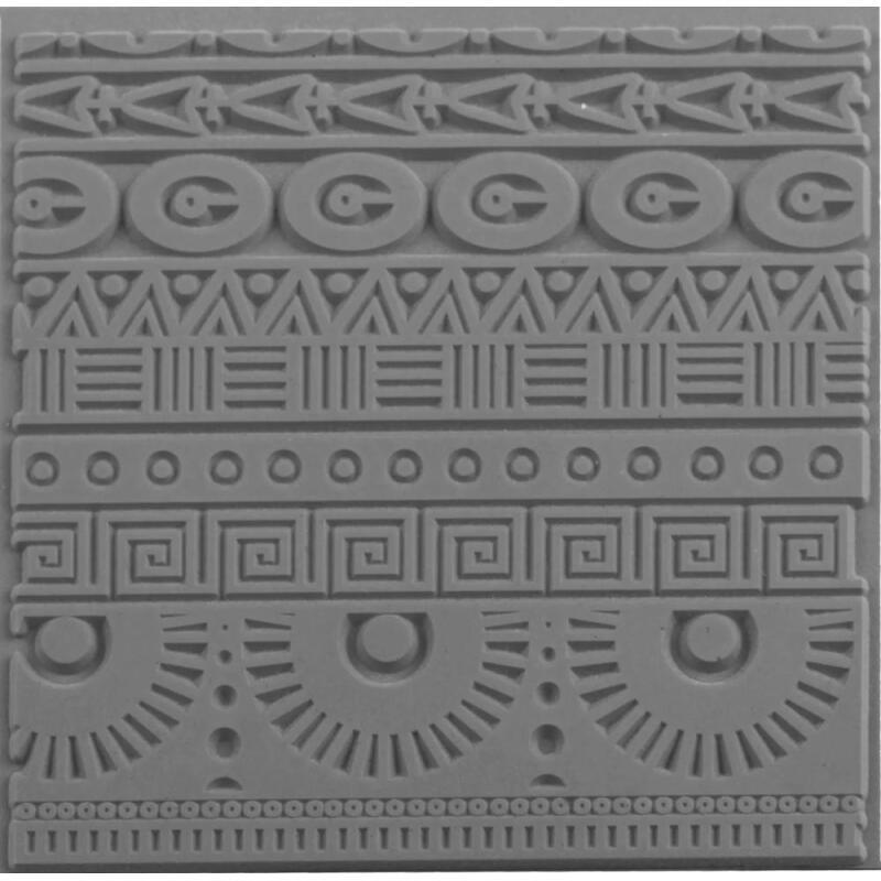 Cernit plaque de texture Geometrics - Gris