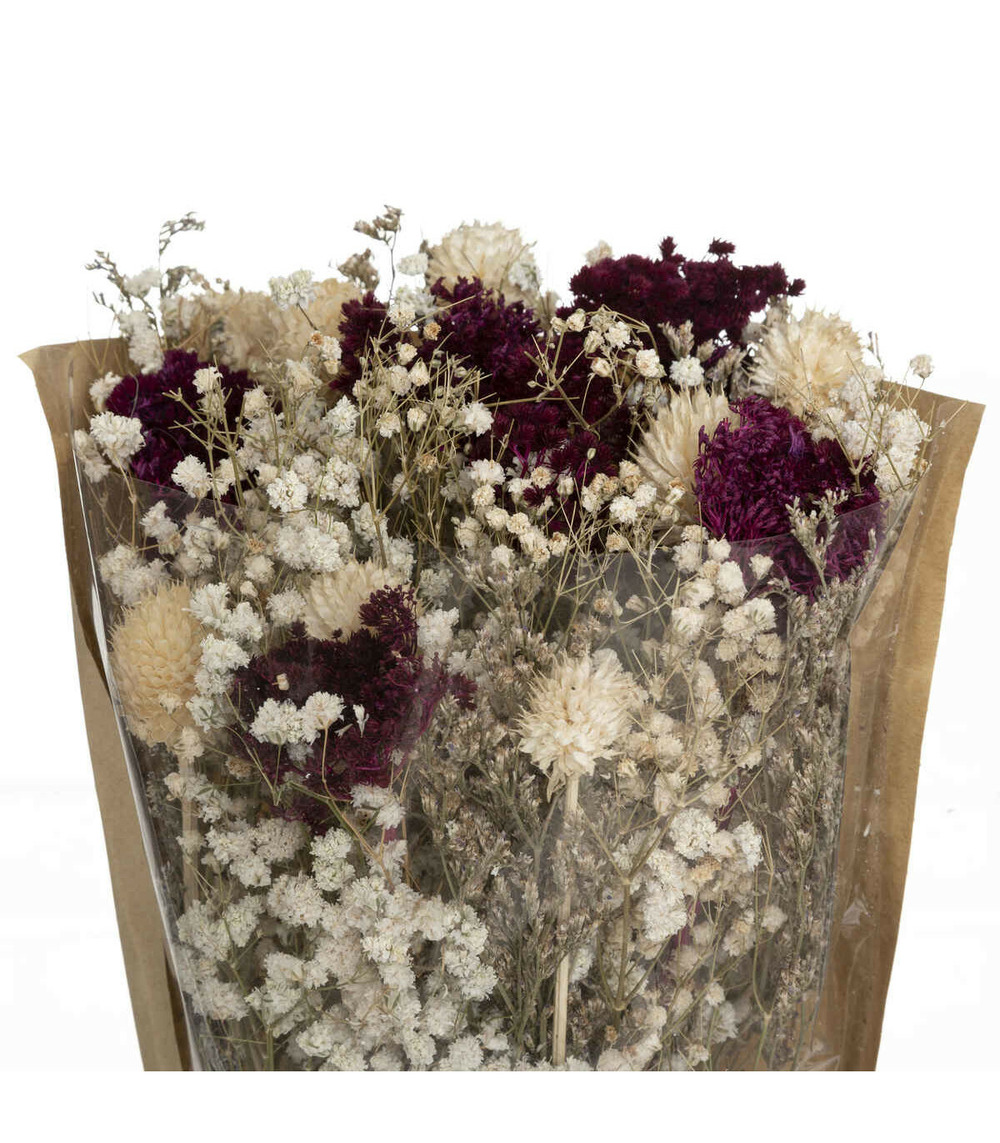 Bouquet de fleurs séchées d. 16 x h. 45 cm