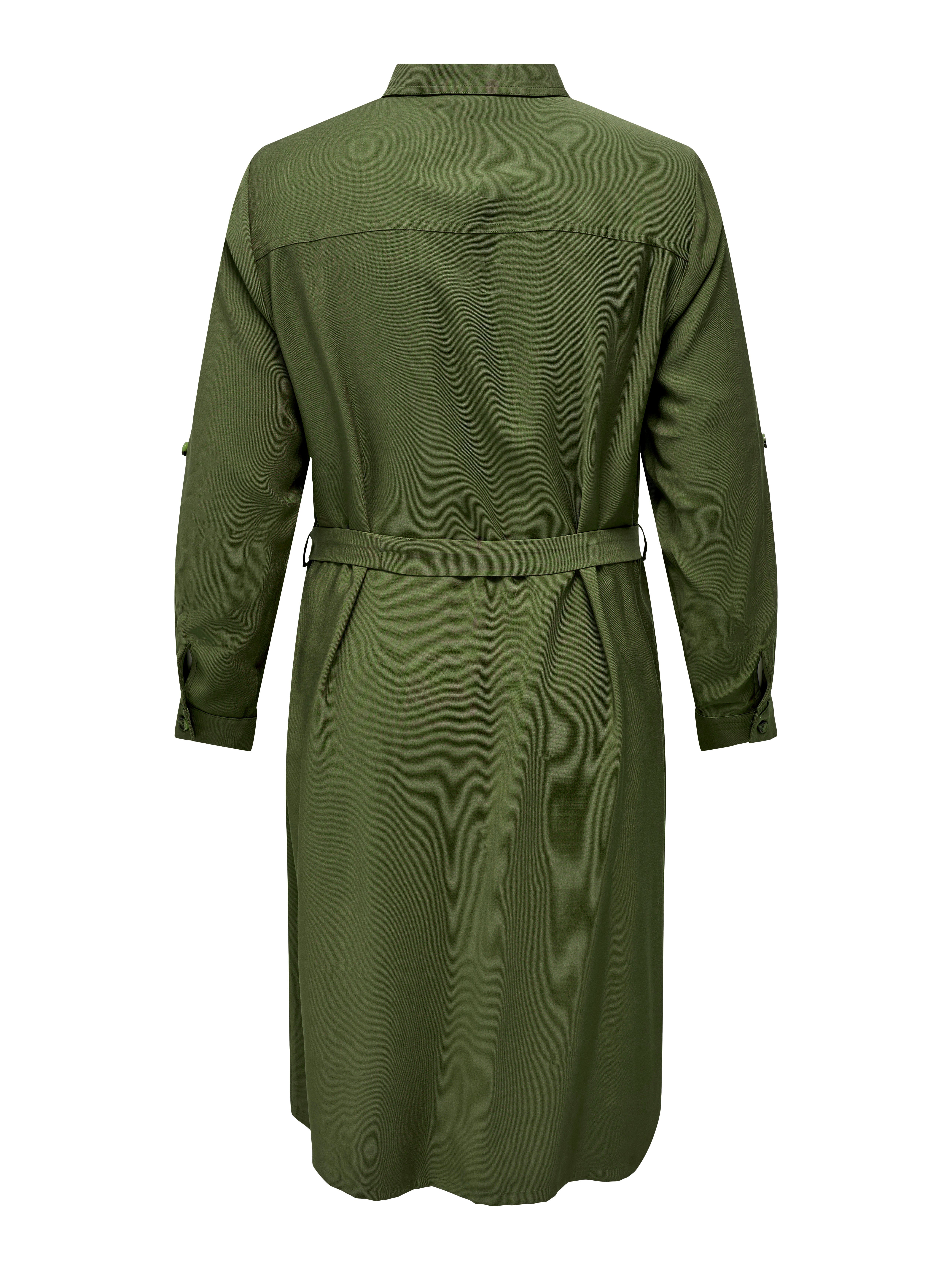 CARNABI Langes Kleid Winter Moss