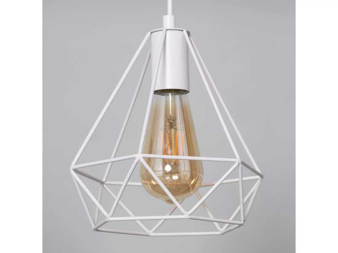 Suspension Métal Sardo 3 Spots Blanc