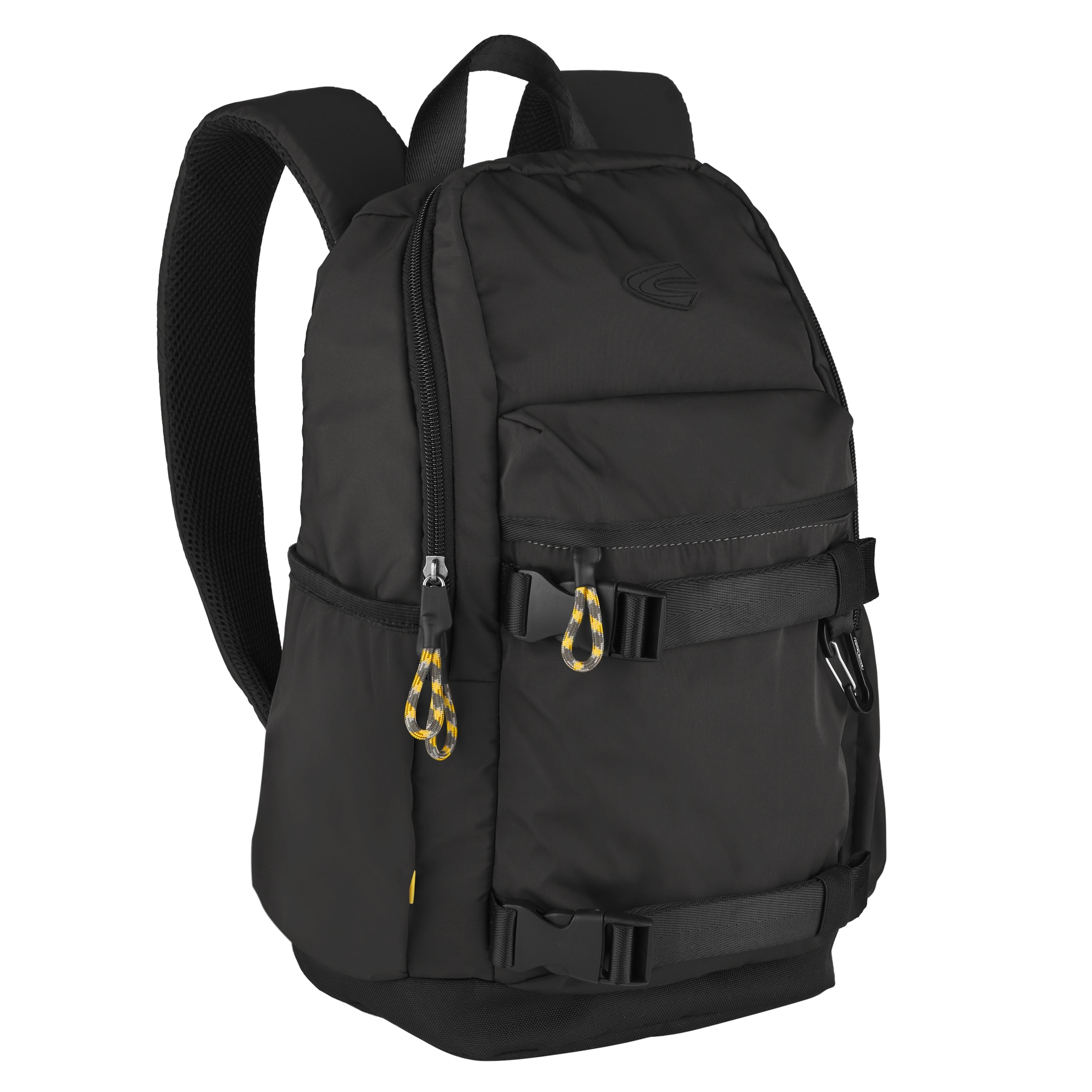 camel active Rucksack »Terra« aus recyceltem Nylon und voluminös aufgesetzten Taschen