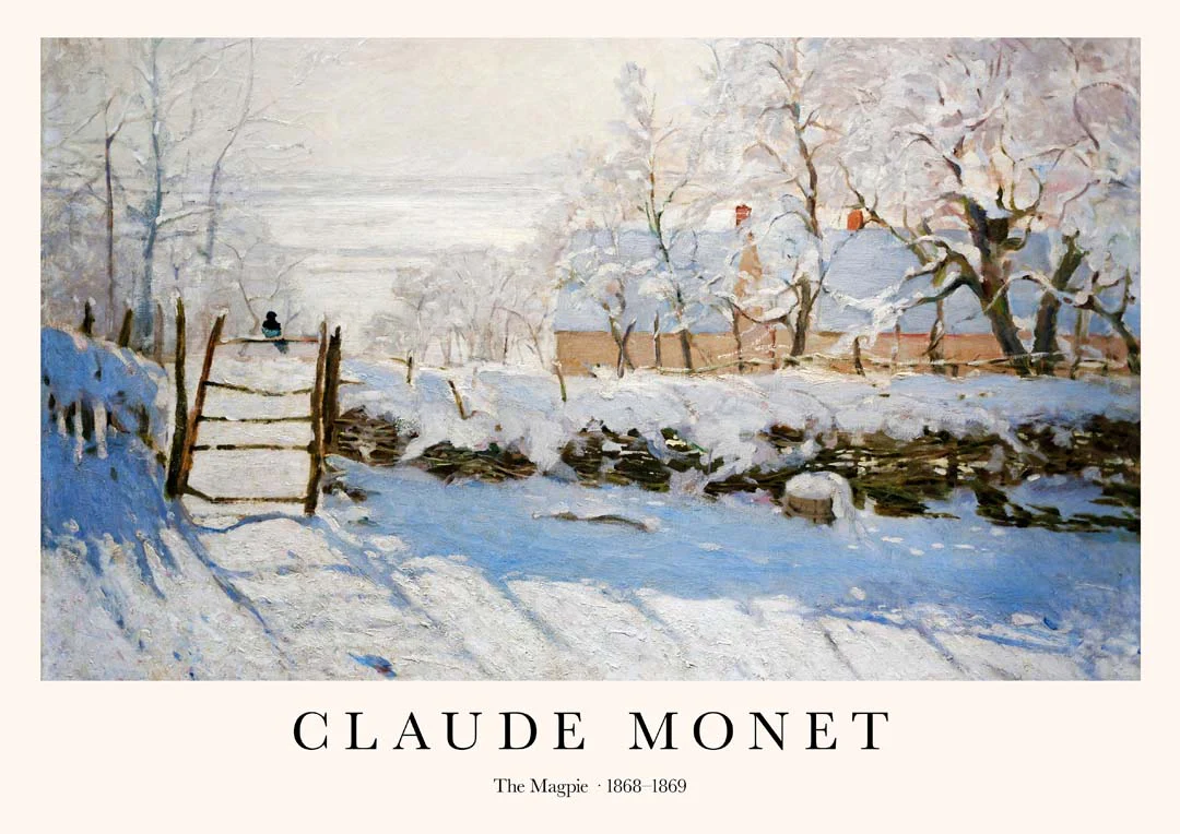Die Elstern von Claude Monet