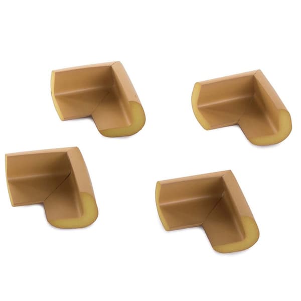 Hjørnebeskyttelse i Foam 4-pack Brown