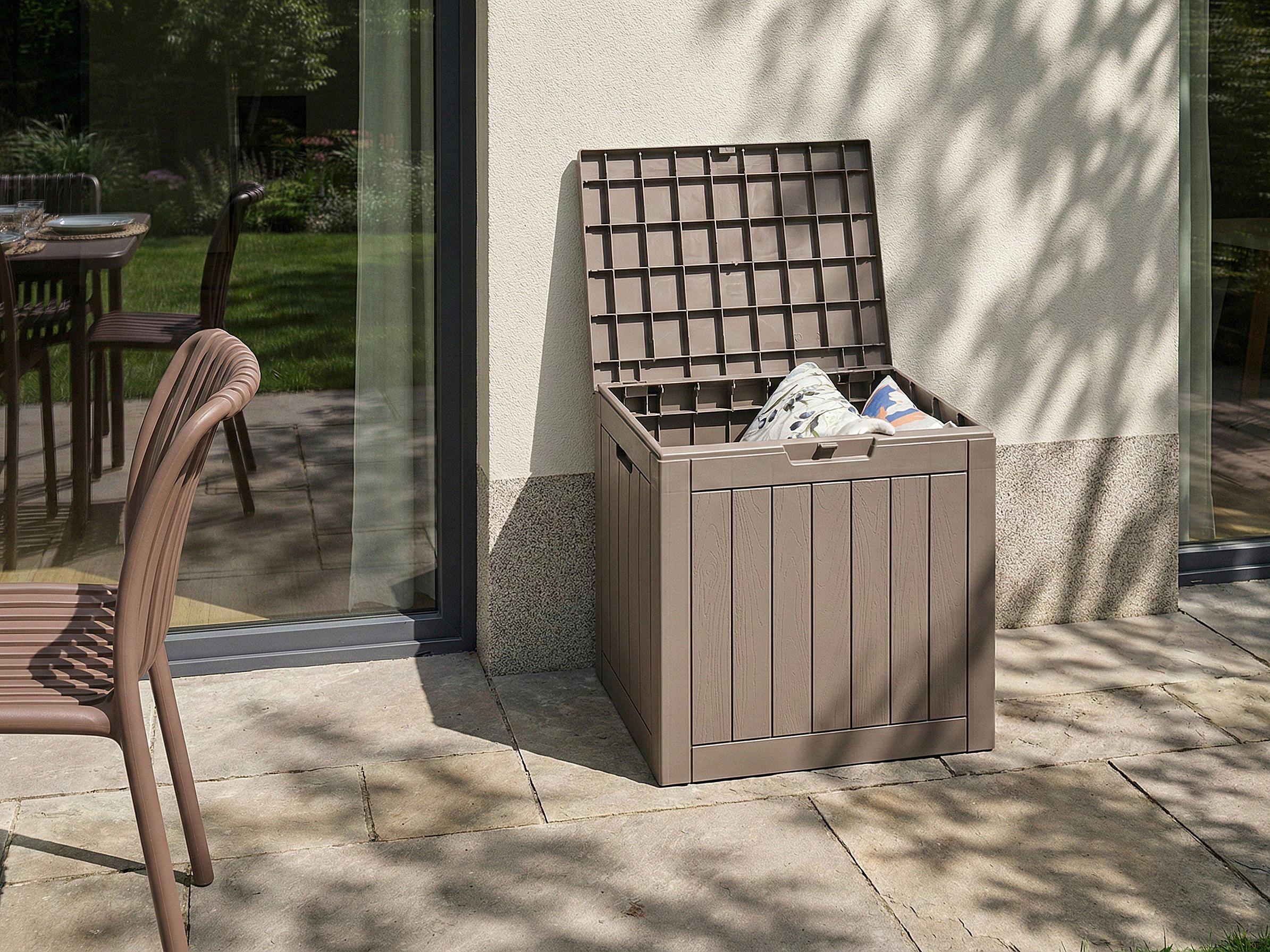 Kussenbox RECIFE 56 cm 43 cm Taupe