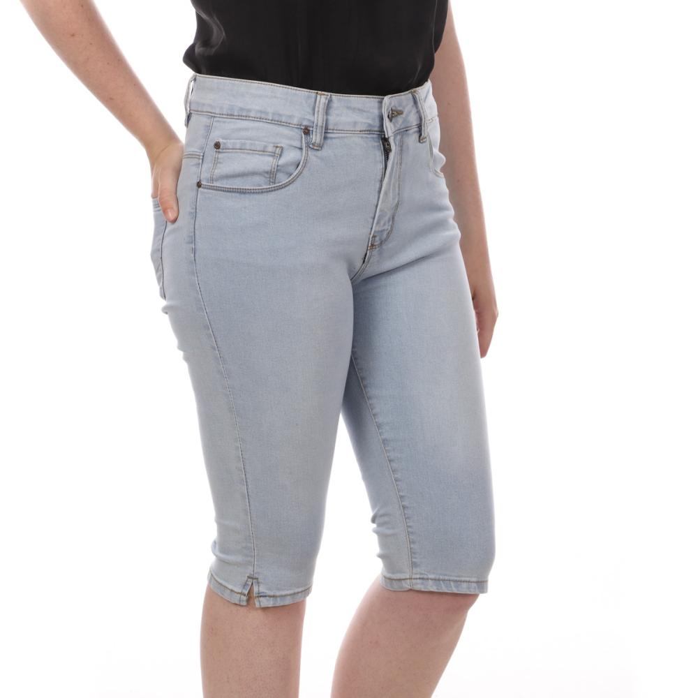 Lee Cooper Pantacourt Bleu Femme Lee Cooper Ozija