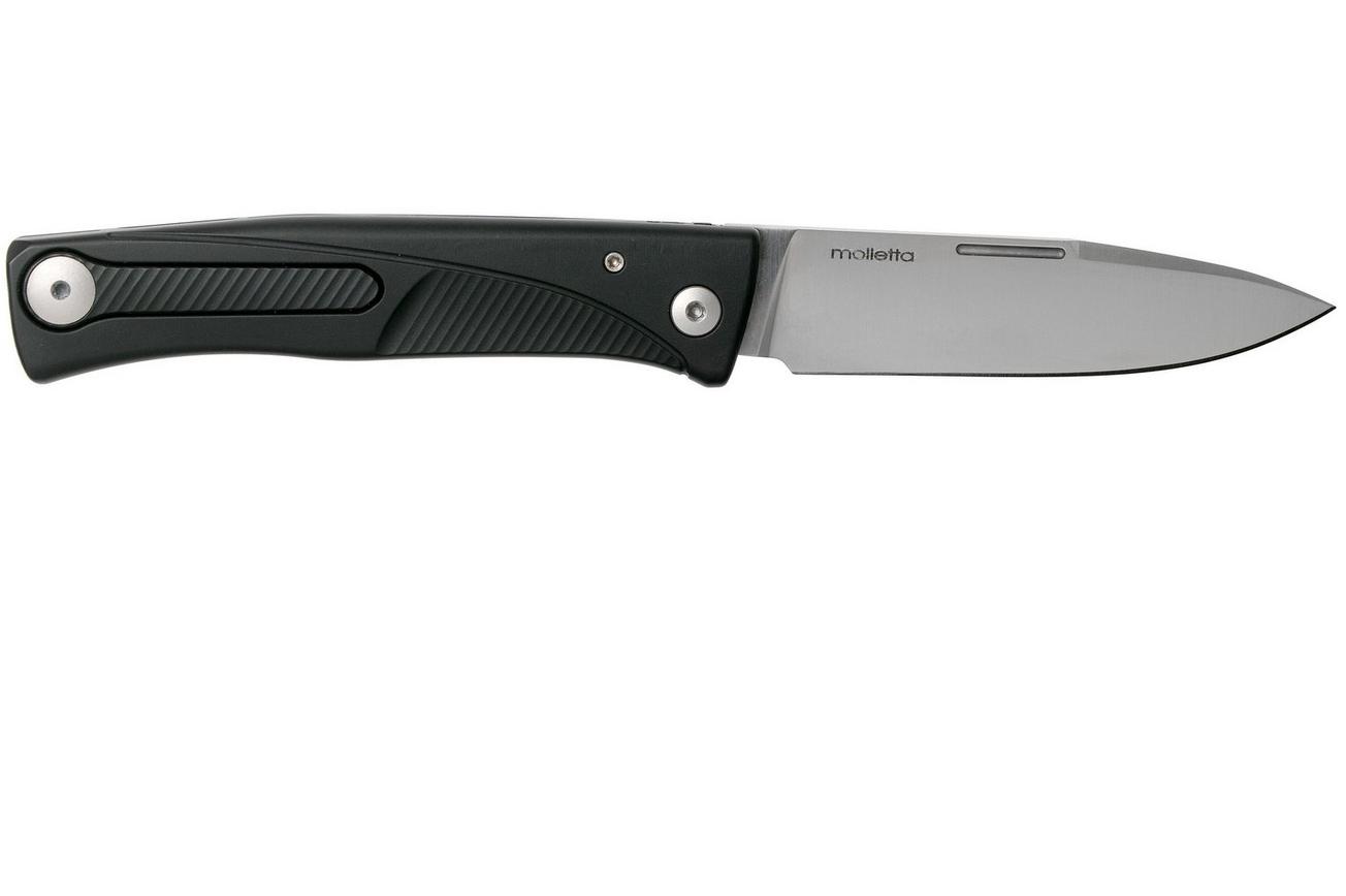 LionSteel Thrill black aluminum integral slipjoint zakmes