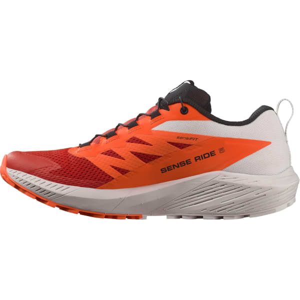 Chaussure trail SALOMON SENSE RIDE 5 LUNAR ROCK/SHOCKING ORANGE/FIERY RED