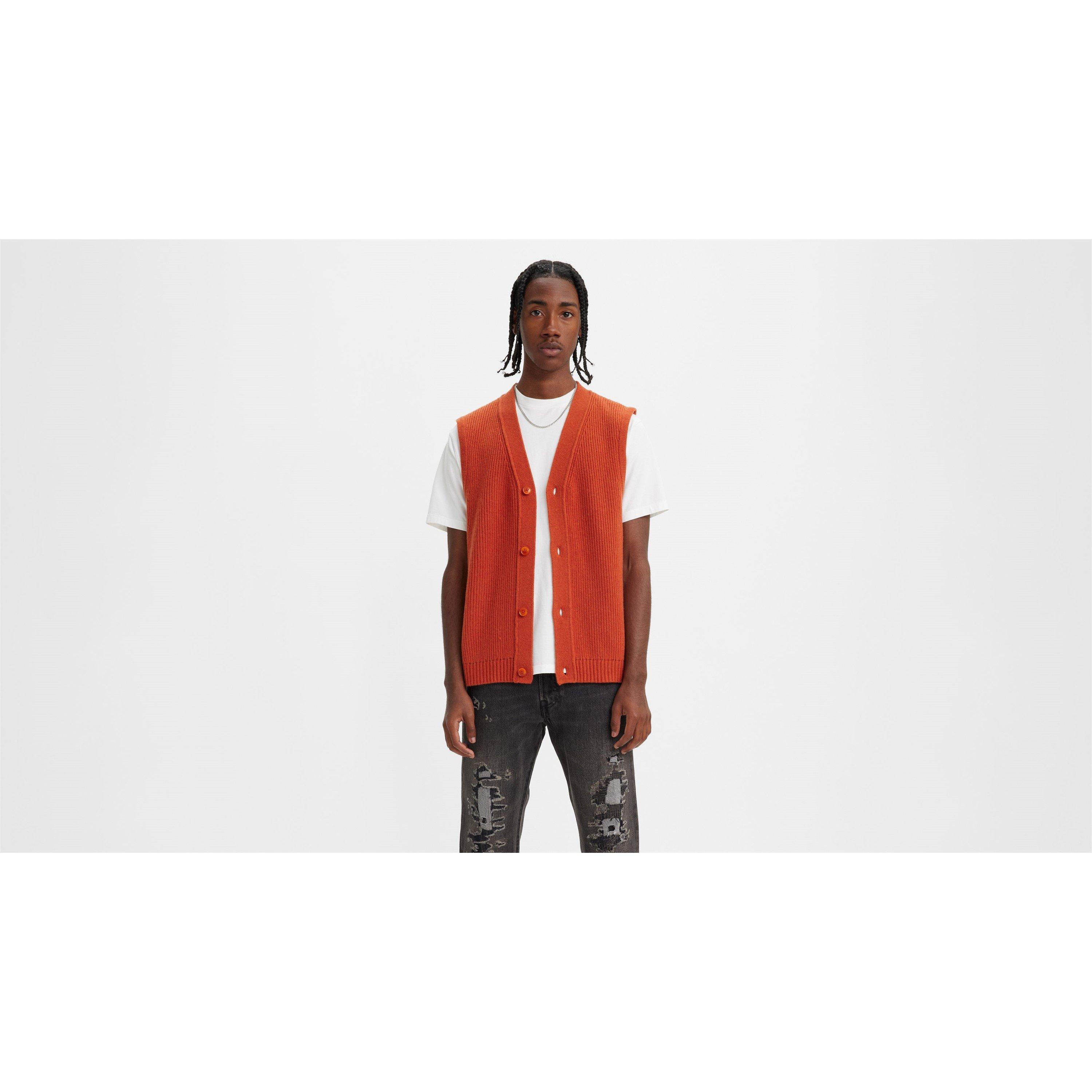 Levis RINCON BUTTON DOWN VEST ROOIBO