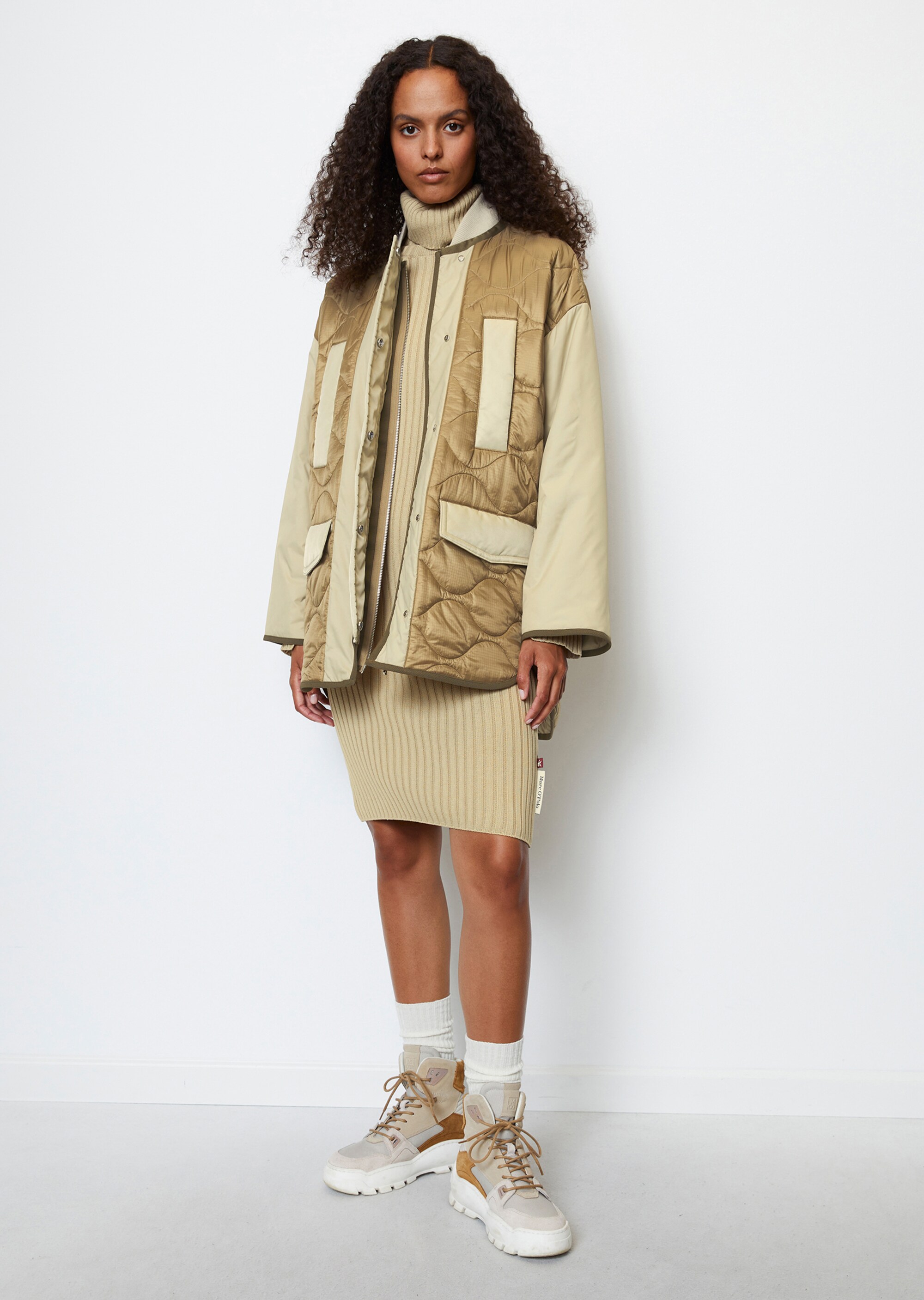 MO'P X CHEVIGNON Steppjackeaus recyeltem Nylon