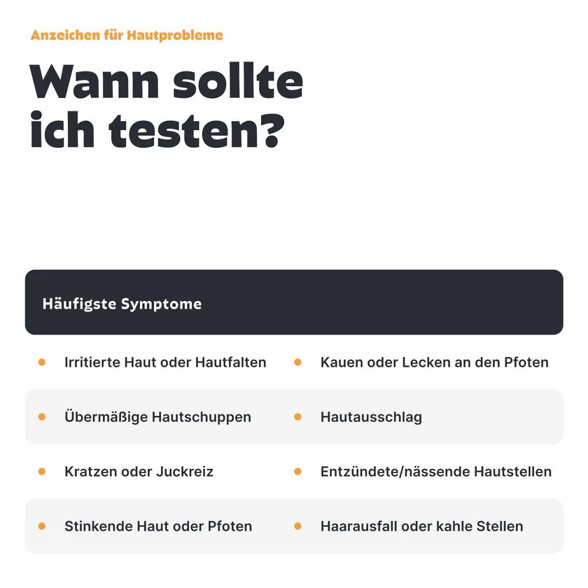 Hunde Haut- und Juckreiztest
