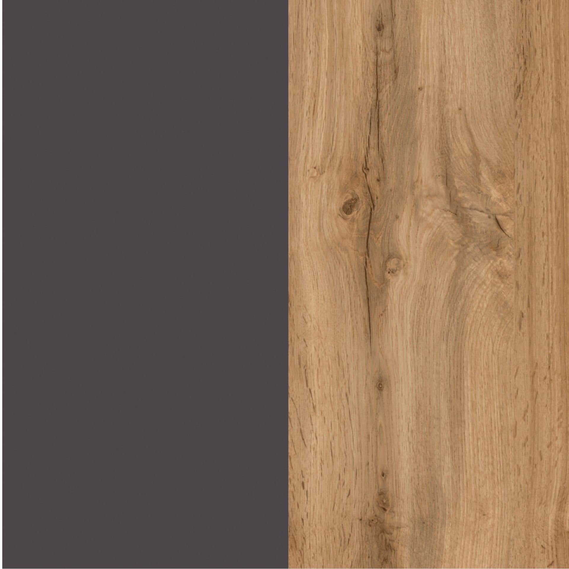 Waschbeckenunterschrank Gent grau B/H/T 60x54x35 cm