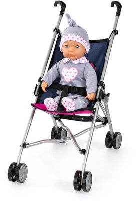 Bayer Design Dukketrille, Blå/Rosa