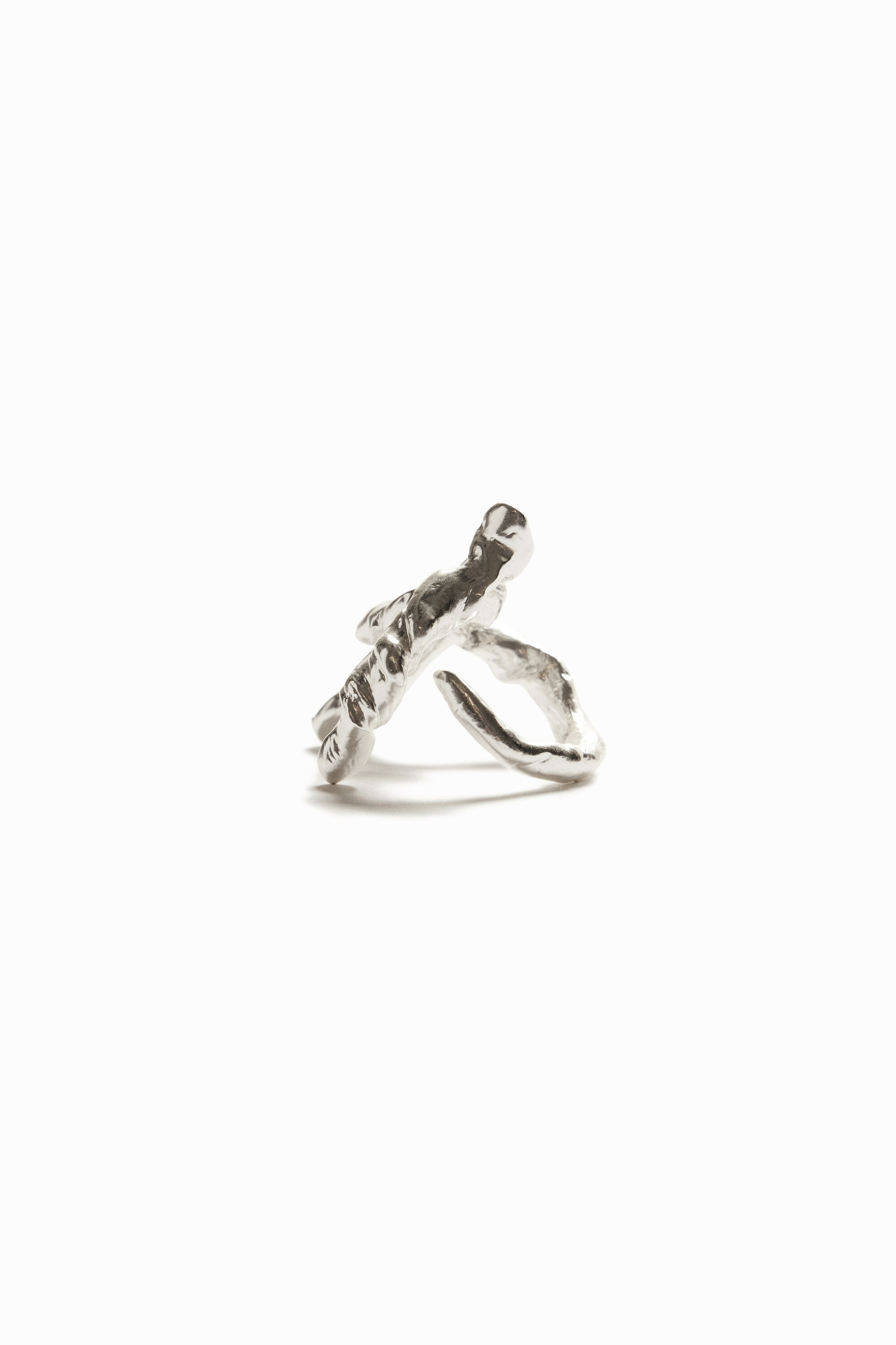 Bague lettre A plaquée argent Zalio