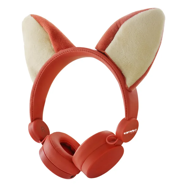 Kidywolf Casque audio filaire enfant Renard | Marron