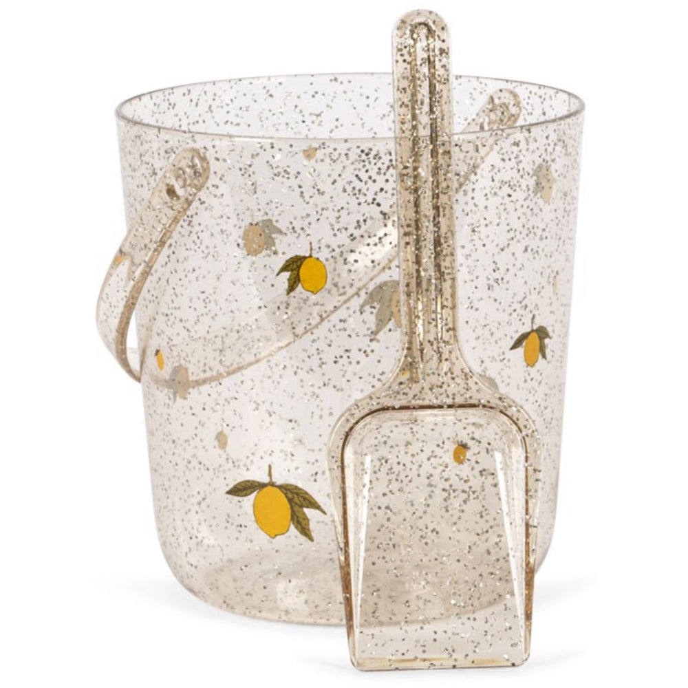 Køb Konges Sløjd Lemon Glitter Spand og Skovl Print