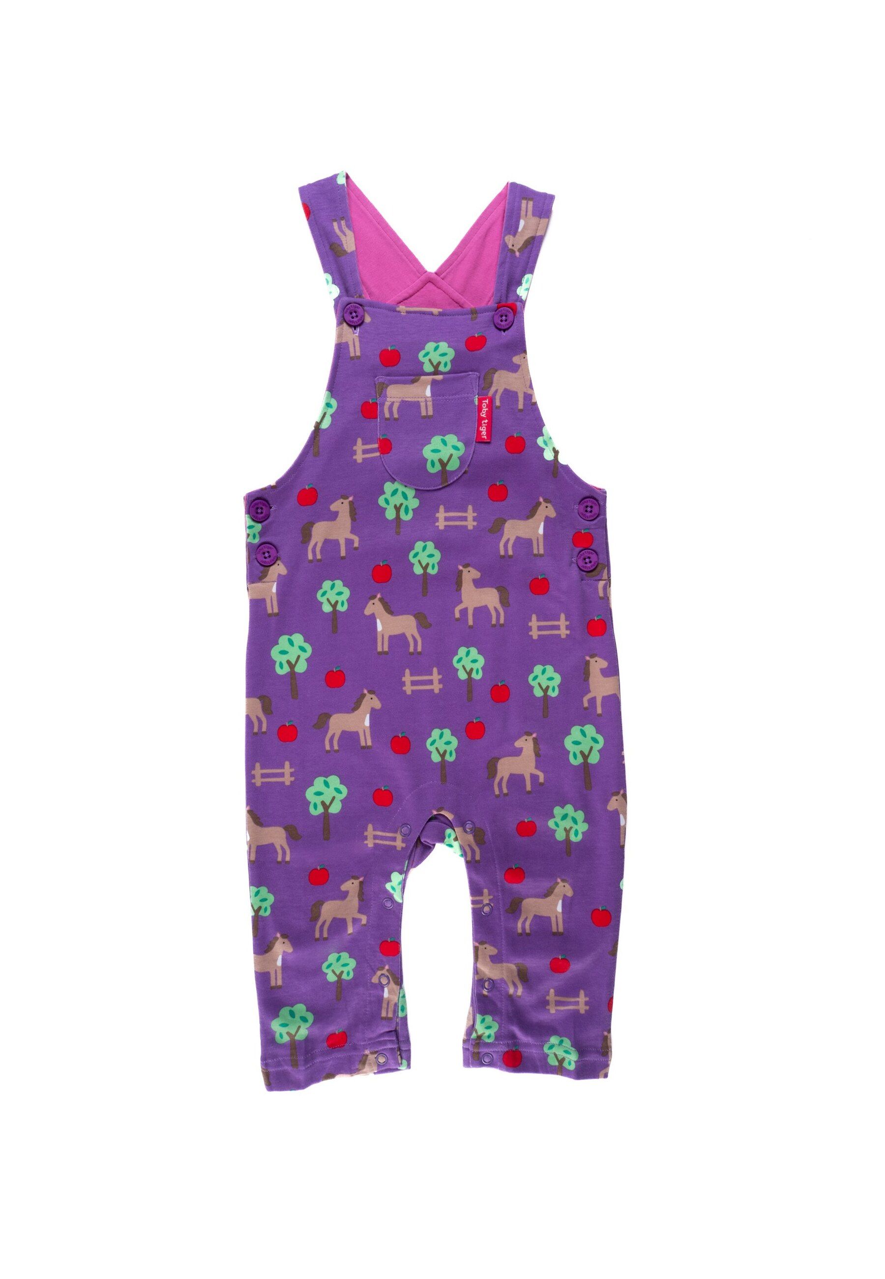 Toby Tiger Latzhose mit Pferde Design