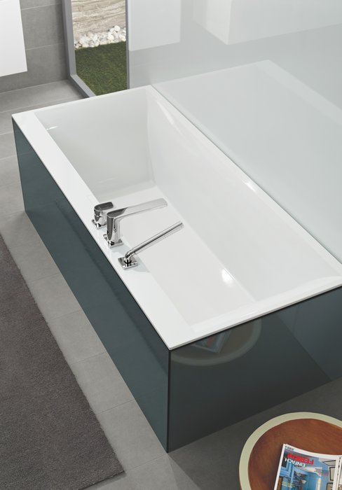 Villeroy & Boch Squaro Edge inbouw ligbad 160x75cm wit