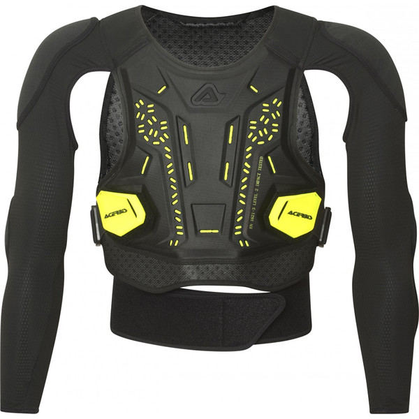 Acerbis - Gilet anatomique de protection Plasma Noir / Jaune