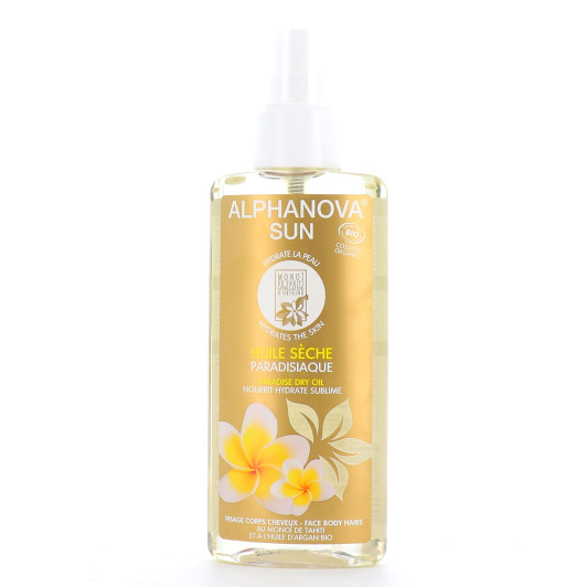Alphanova Sun Huile Paradisiaque Bio - Après soleil au monoi