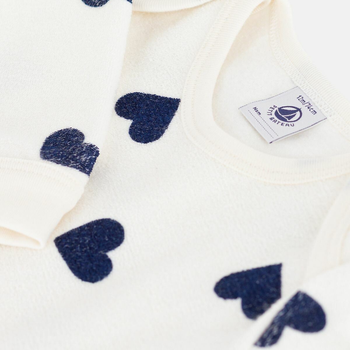 PETIT BATEAU<br>Pijama bebê de algodão com estampa